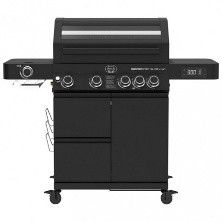 Barbacoa Rösle de gas VIDERO PRO G4-SB SMART Vario+ Negra Cód. 251060