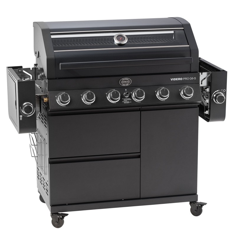 Barbacoa Rösle de gas VIDERO PRO G6-S Vario+ Negra Cód. 251061 Barbacoa Rösle de gas VIDERO PRO G6-S Vario+ Negra Cód. 251061