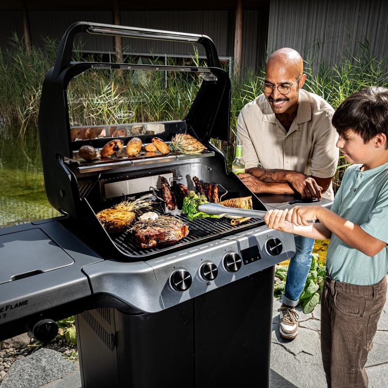 Rösle Gas Barbecue BLAZEFLAME Master 3 Black cod. 251062