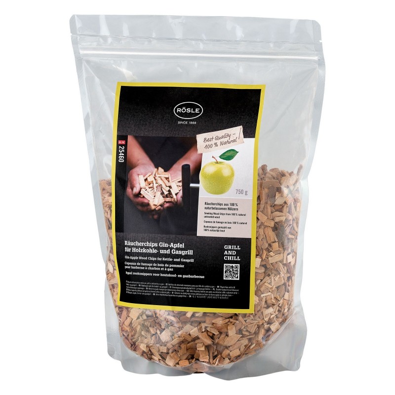 Virutas para ahumar ginebra Rösle Melo 750 g cód. 250460