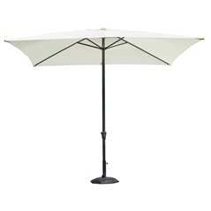 Ombrellone Montana In Alluminio con Palo Centrale 3x2 mt Ecru' - Antracite