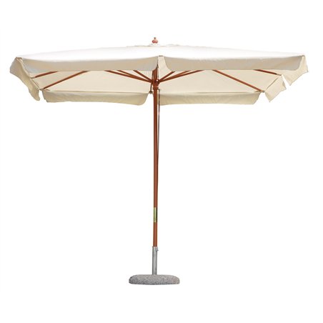 Ombrellone In Legno 3x2 mt Ecru' - Legno - Serie Standard