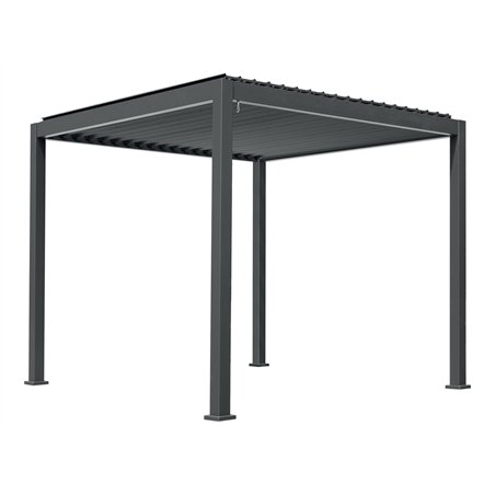 Pergola Arizona In Alluminio 3x3 mt Antracite