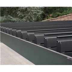 Pergola Arizona In Alluminio 3x3 mt Antracite