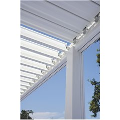 Pergola Texas In Alluminio 3x6 mt Bianco