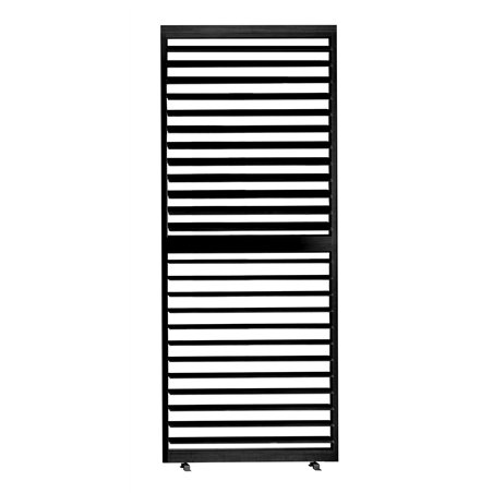 Panel de aluminio de 93 cm con listones ajustables para pérgola texana - Antracita Greenwood