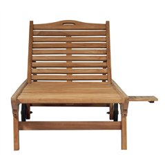 Lettino Carloforte In Teak