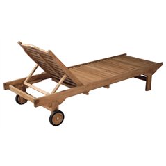 Lettino Carloforte In Teak