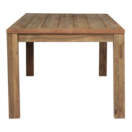 Mesa de jardÍn Jakarta de teca reciclada 250x100 cm Greenwood