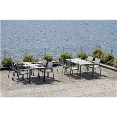 Dining Set Tarquinia In Ferro - Antracite