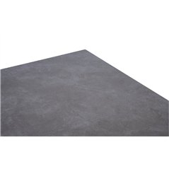 Tavolo Alghero In Alluminio 180x90 cm - Piano In Gres Grigio - Antracite