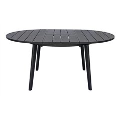 Mesa de jardÍn extensible de aluminio Tropea Ø120/170 cm - Antracita Greenwood