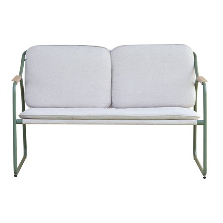 Juego de planchas Tinos - Textilene ecru - Verde Greenwood