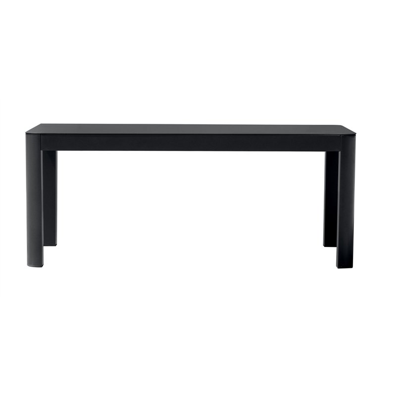 Greenwood Marseille Coffee Garden Table Set in Aluminum - Anthracite