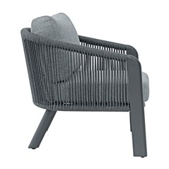 Set Santa Cruz In Alluminio - Corda Grigia - Antracite