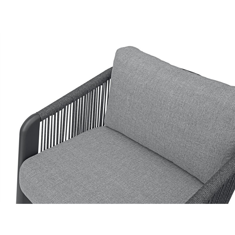 Juego de aluminio Santa Cruz - Cuerda gris - Antracita Greenwood