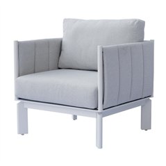 Set Cannes In Alluminio - Bianco