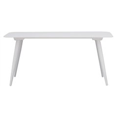 Set Milano In Alluminio - Wicker Paglia - Bianco