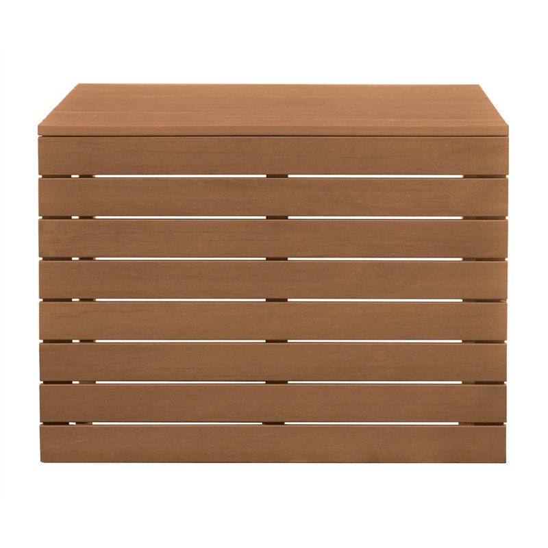 Greenwood Saint Tropez Corner Lounge Set in Aluminum and Resin Wood - Anthracite