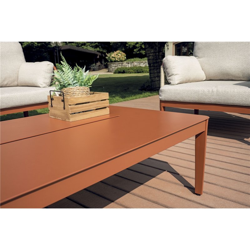 Juego de aluminio Bandol - Cuerda beige - Rojo Greenwood Juego de aluminio Bandol - Cuerda beige - Rojo Greenwood