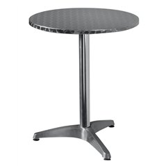 Tavolo In Alluminio E Acciaio Ø60 cm