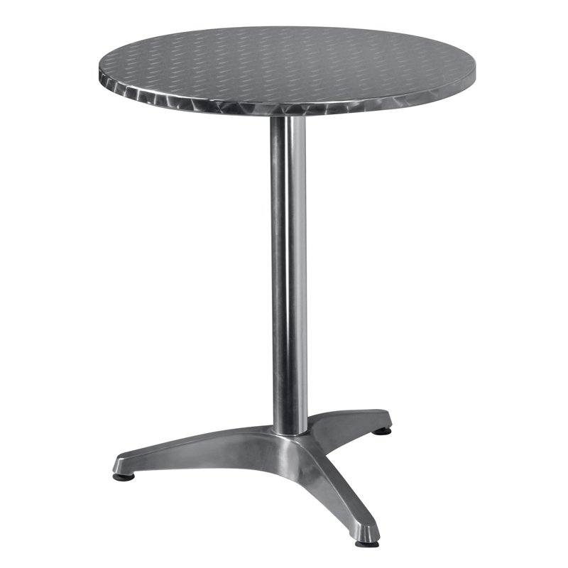 Mesa de jardín de aluminio y acero Ø60 cm Greenwood