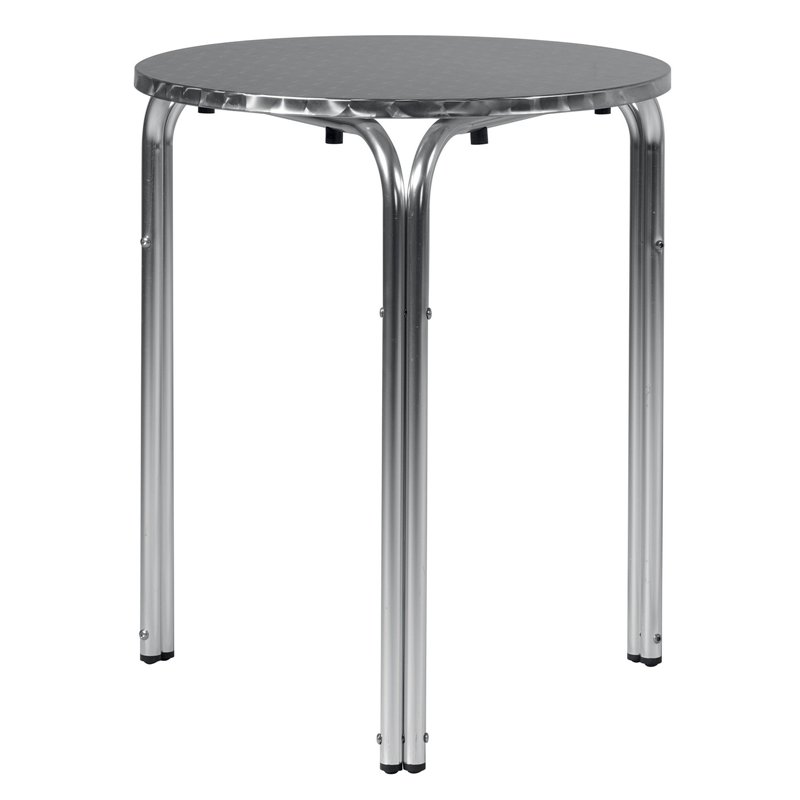 Mesa de jardÍn de aluminio y acero de 60 cm de diámetro Greenwood