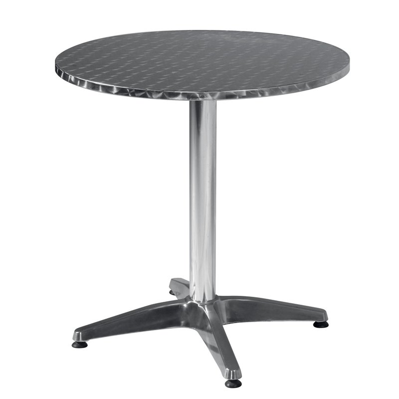 Mesa de jardÍn de aluminio y acero de Ø70 cm Greenwood