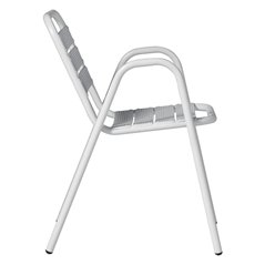 Greenwood Calipso Aluminum Garden Chair - White