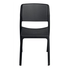 Greenwood Ravenna Garden Chair in Polypropylene with Fiberglass - Anthracite