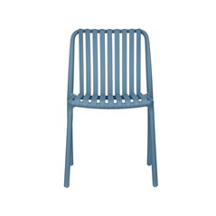 Sedia Como In Polipropilene Con Fibra Di Vetro  - Azzurro