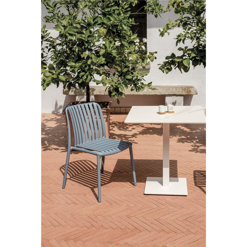 Silla de jardÍn Como de polipropileno con fibra de vidrio - Azul Greenwood