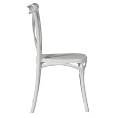 Greenwood Polypropylene Fiberglass Trattoria Garden Chair - White