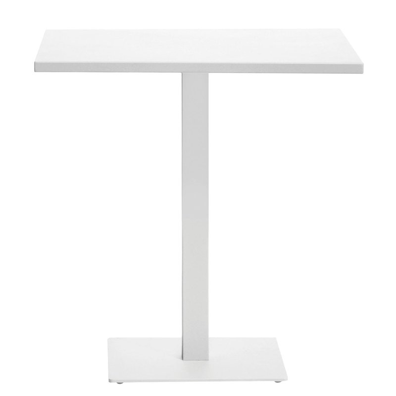 Greenwood 70x70 cm Aluminum Top - White