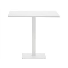 Greenwood 80x80 cm Aluminum Top - White