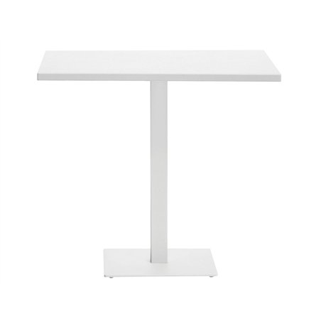 Greenwood 80x80 cm Aluminum Top - White