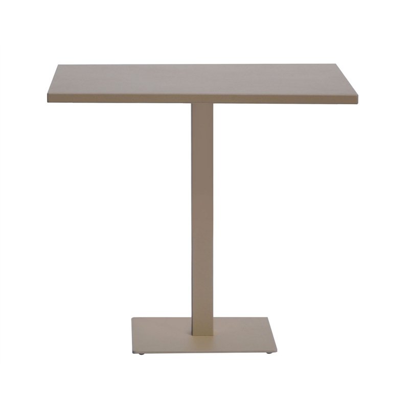 Greenwood 80x80 cm Aluminum Top - Dove Gray