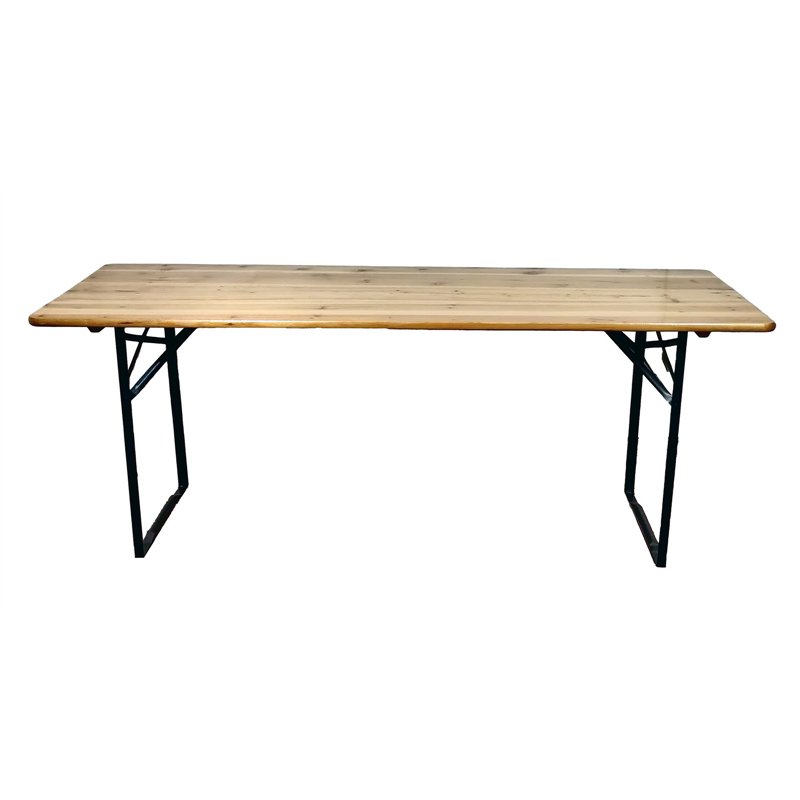 Mesa de jardÍn de madera para cerveza 220x80 cm Greenwood