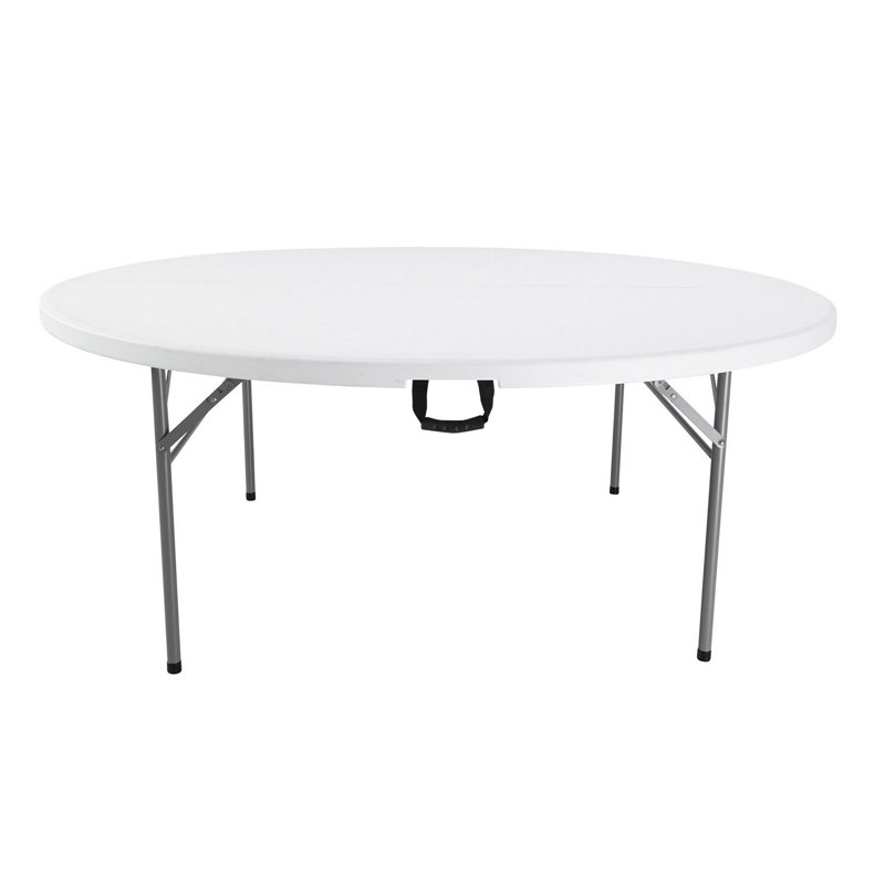 Mesa de jardín catering de polietileno Ø180 cm - plegable Greenwood