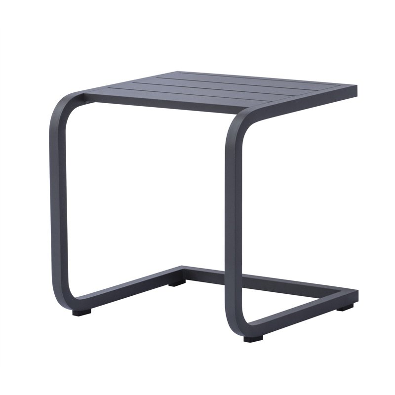 Mesa de jardÍn de centro de aluminio - Antracita Greenwood