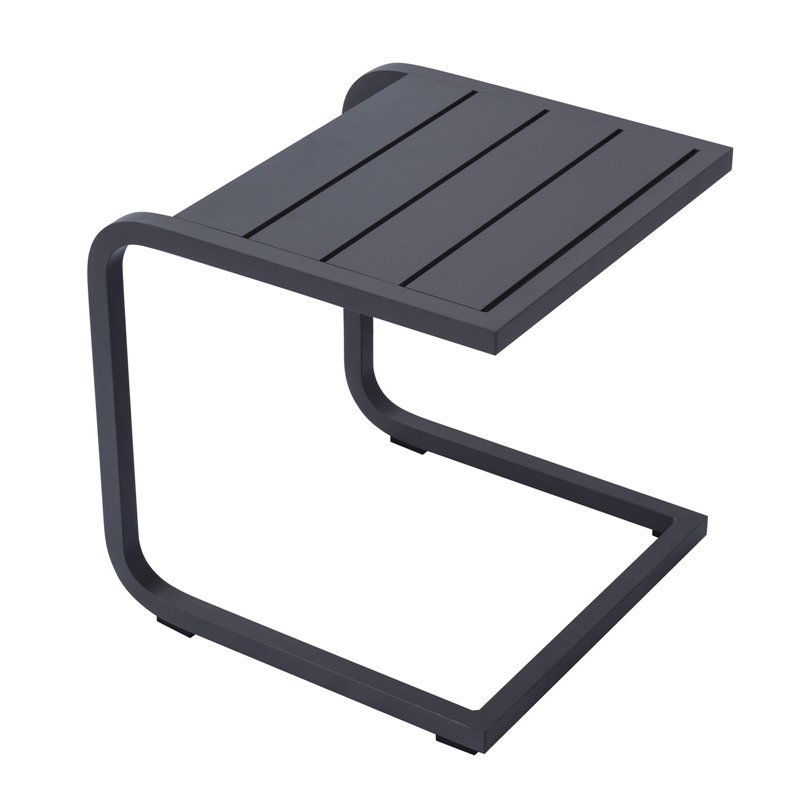 Mesa de jardÍn de centro de aluminio - Antracita Greenwood