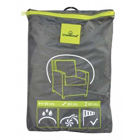 Funda protectora para Tumbona de 90x80xh60 cm - Poliéster impermeable Greenwood