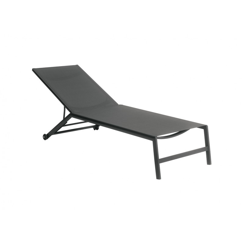 Greenwood Aluminum Sun Lounger - Anthracite