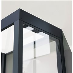 Canopia Sophia Pensilina Da Esterno 160X95 cm + 2x Parete laterale -Grigio Opal Bianco