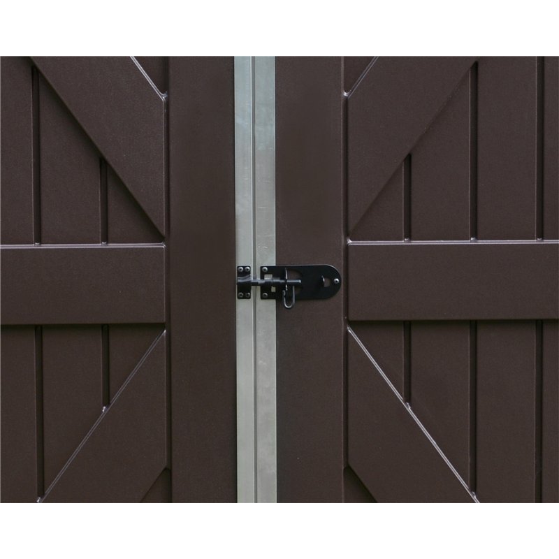 Canopia Skylight Polycarbonate Garden Shed 229x185x217 cm Sand