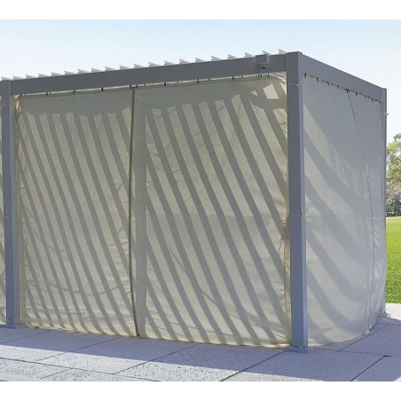 Juego de cortinas y mosquiteras para pérgola de Texas 3x4 m Greenwood