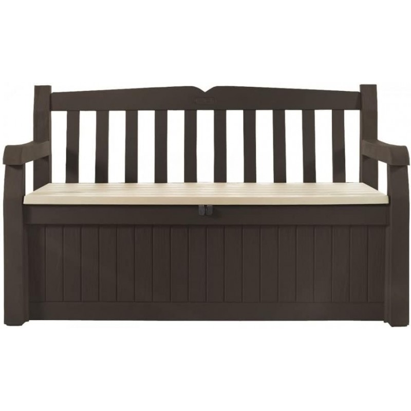 Keter Cassapanca in Resina GARDEN BENCH Marrone PRODOTTO CON DIFETTI Keter Cassapanca in Resina GARDEN BENCH Marrone PRODOTTO CON DIFETTI