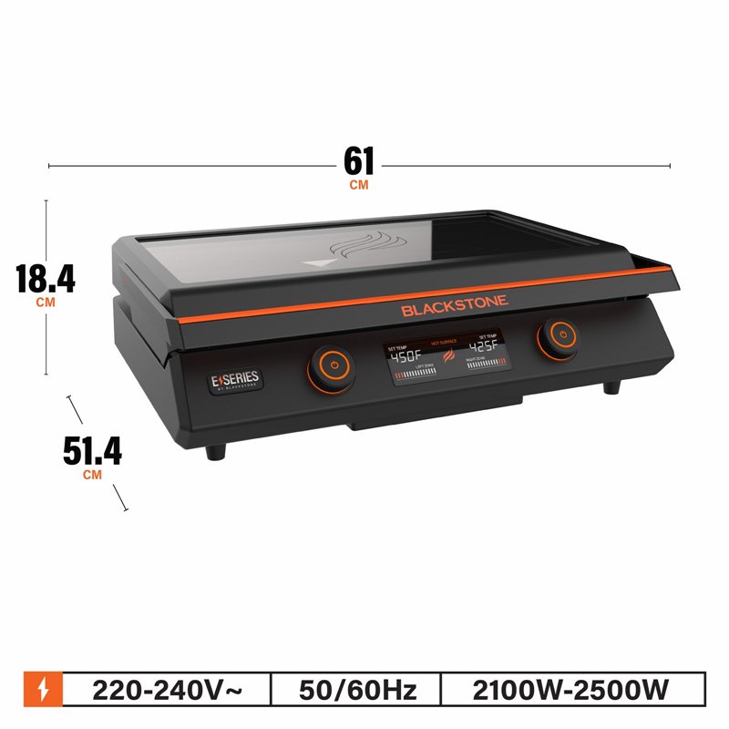 Tabletop electric griddle Blackstone E-Series 22″ Code 8001EU Tabletop electric griddle Blackstone E-Series 22″ Code 8001EU