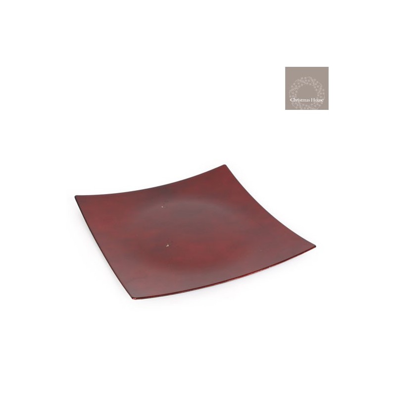 Plato Para Decorar Diam 28 Rojo
