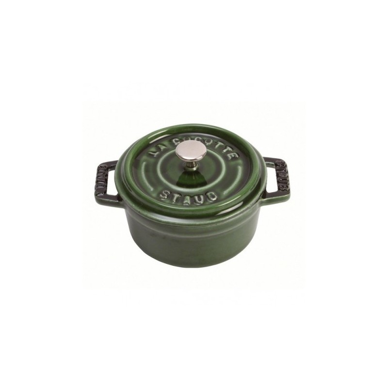 Cocotte 22 cm Green Basil in Cast Iron